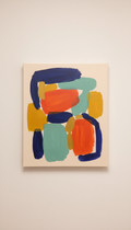 Persimmon Abstract Canvas