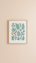 Mint Green Botanical Study